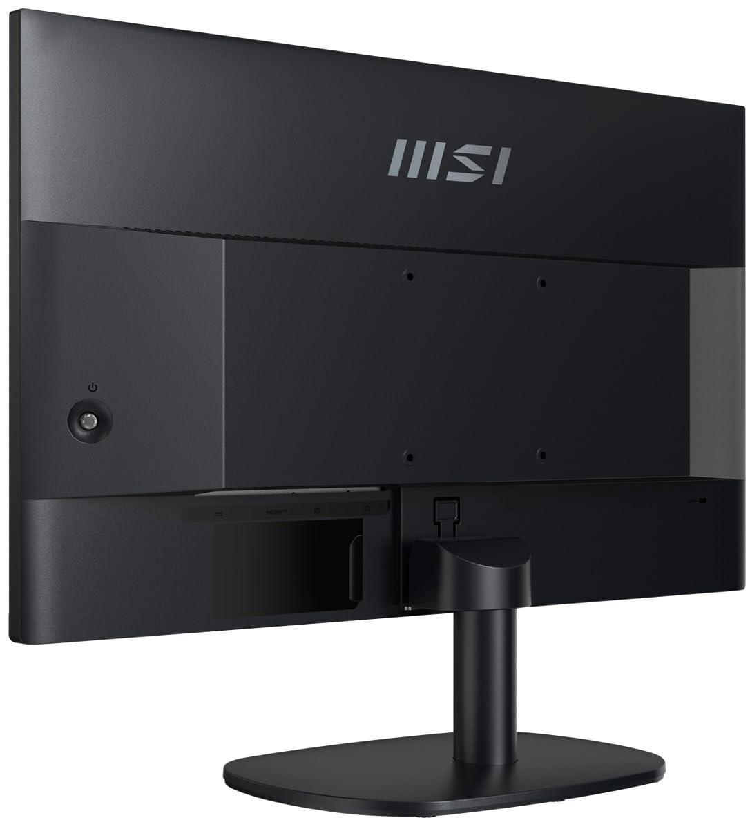 MSI PRO MP245V 23.8 Inch Full Hd LCD Office Monitor - 1920 X 1080 Va Panel, 100 Hz, Eye-Friendly Screen, VESA Mountable, Display Kit Support, Tilt Adjustable - HDMI 1.4, D-Sub - Triveni World