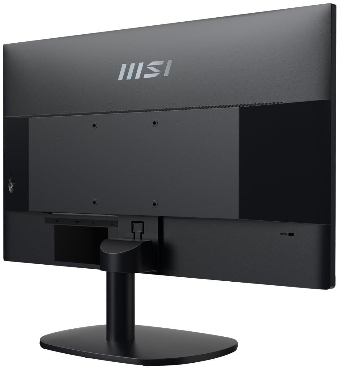 MSI PRO MP245V 23.8 Inch Full Hd LCD Office Monitor - 1920 X 1080 Va Panel, 100 Hz, Eye-Friendly Screen, VESA Mountable, Display Kit Support, Tilt Adjustable - HDMI 1.4, D-Sub - Triveni World