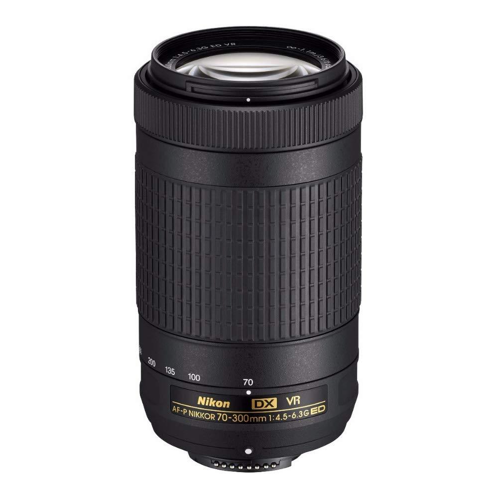 Nikon AF-P DX NIKKOR 70-300 mm f/4.5-6.3G ED VR Lens for DSLR Cameras (Black) - Triveni World