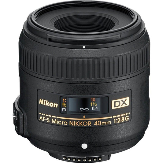 Nikon AF-S DX Micro 40mm F/2.8G Prime Lens for Nikon DSLR Camera - Black - Triveni World