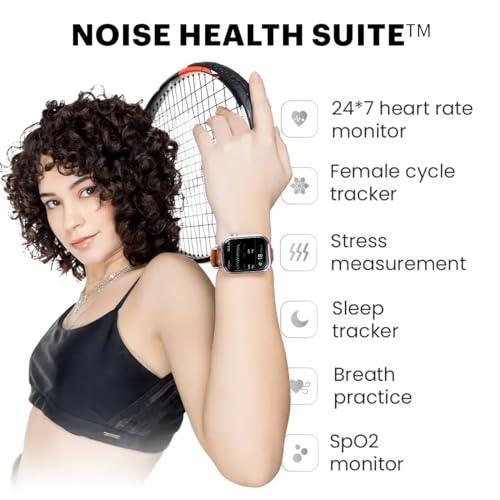 Noise Biggest Launch Pro 5 Smart Watch with 1.85" AMOLED Display, BT Calling, New DIY Watch Faces, Ultra Personalization with Smart Dock, Productivity Suite, 100 Sports Modes and More - (Elite Black) - Triveni World