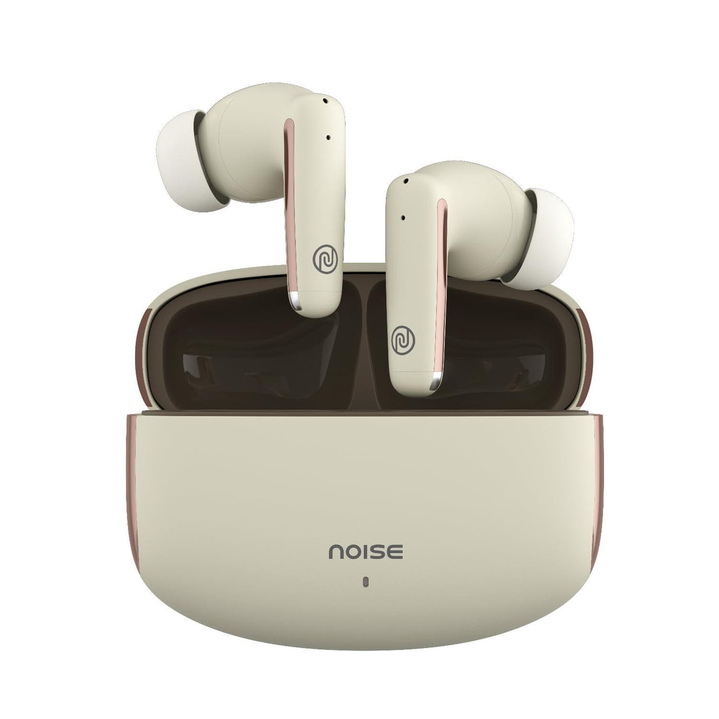 Noise Buds Venus Truly Wireless in-Ear Earbuds with ANC(Upto 30dB), 40H Playtime, Quad Mic with ENC, Instacharge(10 min=120 min), Low Latency(up to 45ms),10mm Driver (Lunar Ivory) - Triveni World