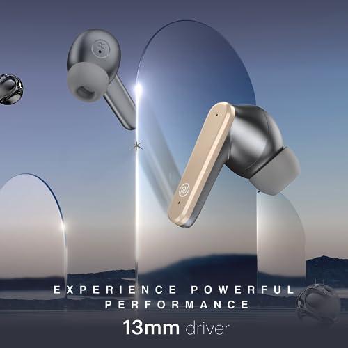 Noise Buds VS104 Max Truly Wireless in-Ear Earbuds with ANC(Up to 25dB),Up to 45H Playtime, Quad Mic with ENC, Instacharge(10 min=180 min), 13mm Driver, BT v5.3 (Silver Grey) - Triveni World