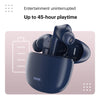 Noise Buds VS104 Truly Wireless Earbuds with 45H of Playtime, Quad Mic with ENC, Instacharge(10 min=200 min), 13mm Driver,Low Latency, BT v5.2 (Midnight Blue) - Triveni World