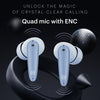 Noise Buds VS106 Truly Wireless in-Ear Earbuds with 50H Playtime, Quad Mic with ENC, Instacharge(10 min=200 min),Ultra-Low Latency(up to 40ms), 10mm Driver, and BT v5.3 (Sky Blue) - Triveni World