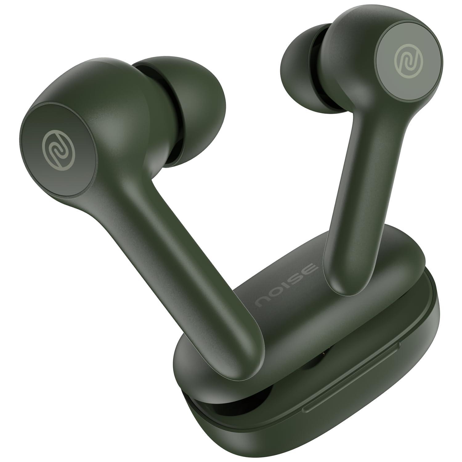 Noise Buds VS201 V3 in-Ear Truly Wireless Earbuds with 60H of Playtime, Dual Equalizer, Full Touch Control, Mic, BTv5.1 (Forest Green) - Triveni World