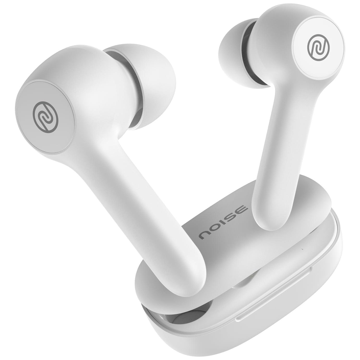 Noise Buds VS201 V3 in-Ear Truly Wireless Earbuds with 60H of Playtime, Dual Equalizer, Full Touch Control, Mic, BTv5.1 (Ivory White) - Triveni World