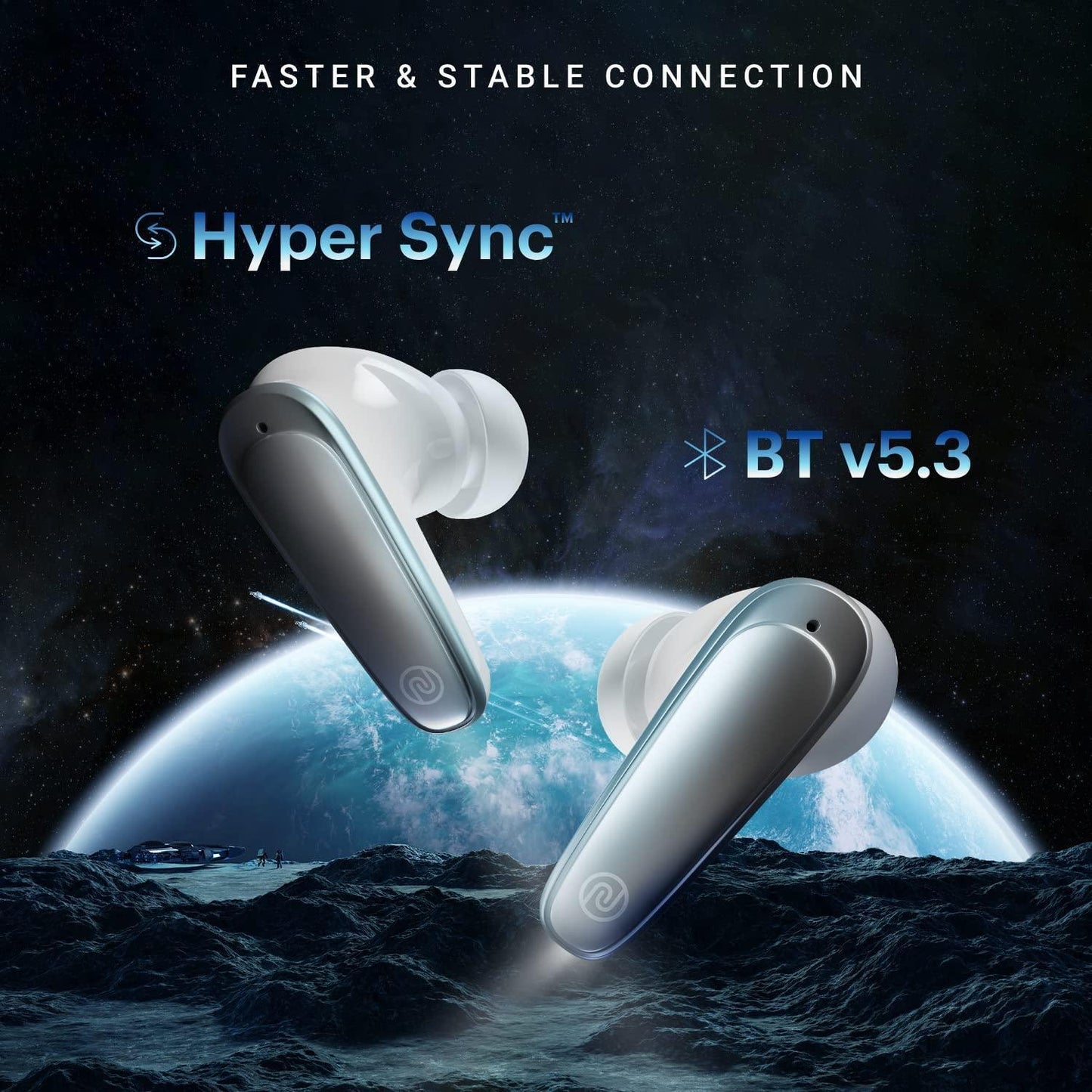 Noise Buds X Truly Wireless in-Ear Earbuds with ANC(Upto 25dB), 35H Playtime, Quad Mic with ENC, Instacharge(10 min=120 min), 12mm Driver, BT v5.3 (Snow White) - Triveni World