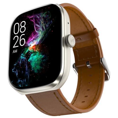 Noise ColorFit Ore Smart Watch with Largest-Ever 2.1" AMOLED Display with Ultra Thin Bezels, BT Calling, Functional Crown, Metal Build, Health Data with NoiseFit App, 7 Days Battery(Classic Brown) - Triveni World