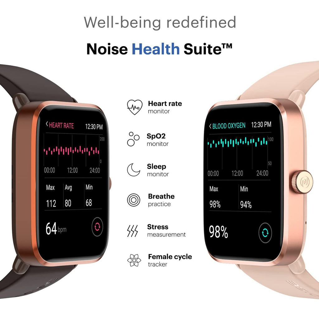 Noise ColorFit Pro 4 Alpha 1.78" AMOLED Display, Bluetooth Calling Smart Watch, Functional Crown, Metallic Build, Intelligent Gesture Control, Instacharge (Jet Black) - Triveni World