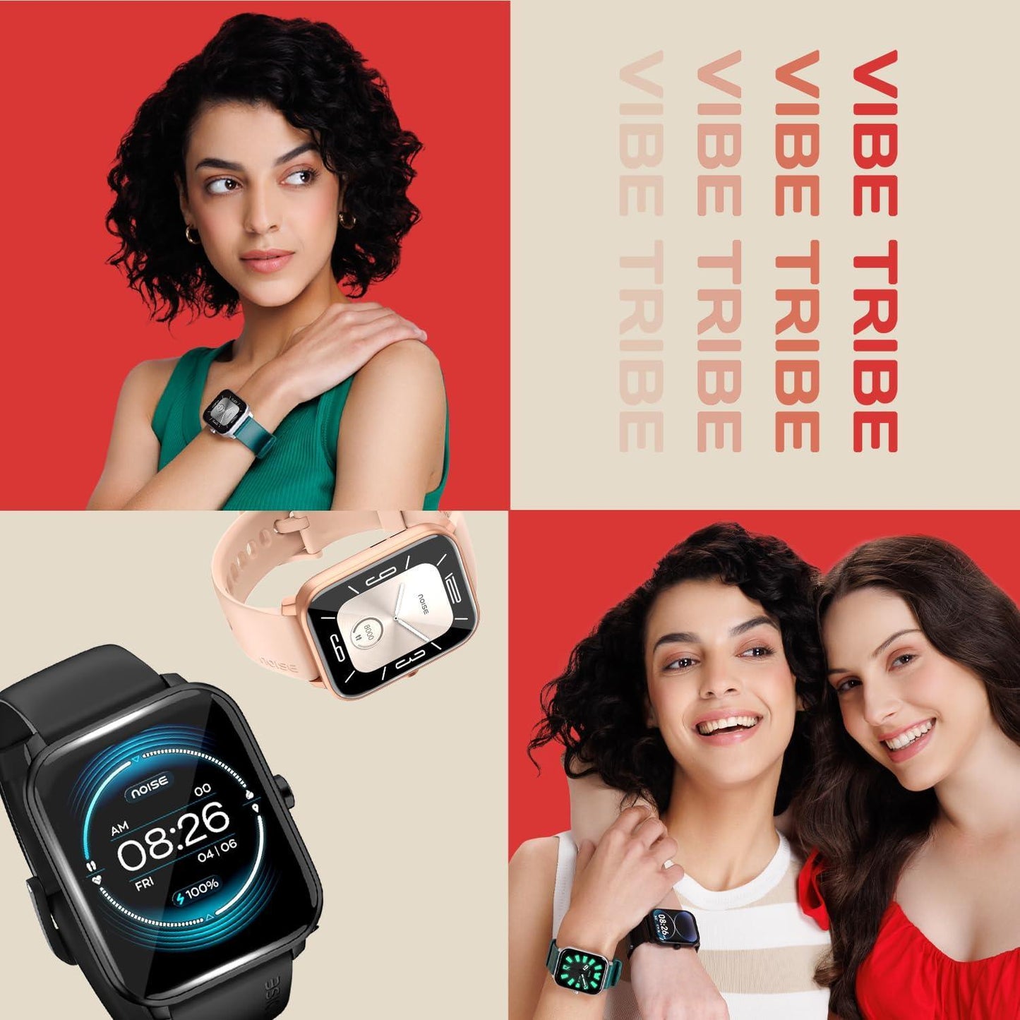 Noise ColorFit Pulse 4 with 1.85" Dynamic AMOLED Display, 600 Nits Brightness, BT Calling Smart Watch, Premium Build,7 Days Battery Life, 24*7 Heart Rate & Sleep Tracking on NoiseFit App (Silver Link) - Triveni World