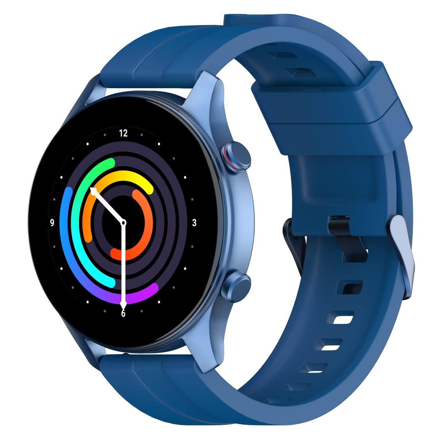 Noise Newly Launched Evolve 2 Play AMOLED Display Smart Watch with Fast Charging, Always On Display, 50 Sports Modes, Hindi Language Support, Health Suite (Electric Blue) - Triveni World