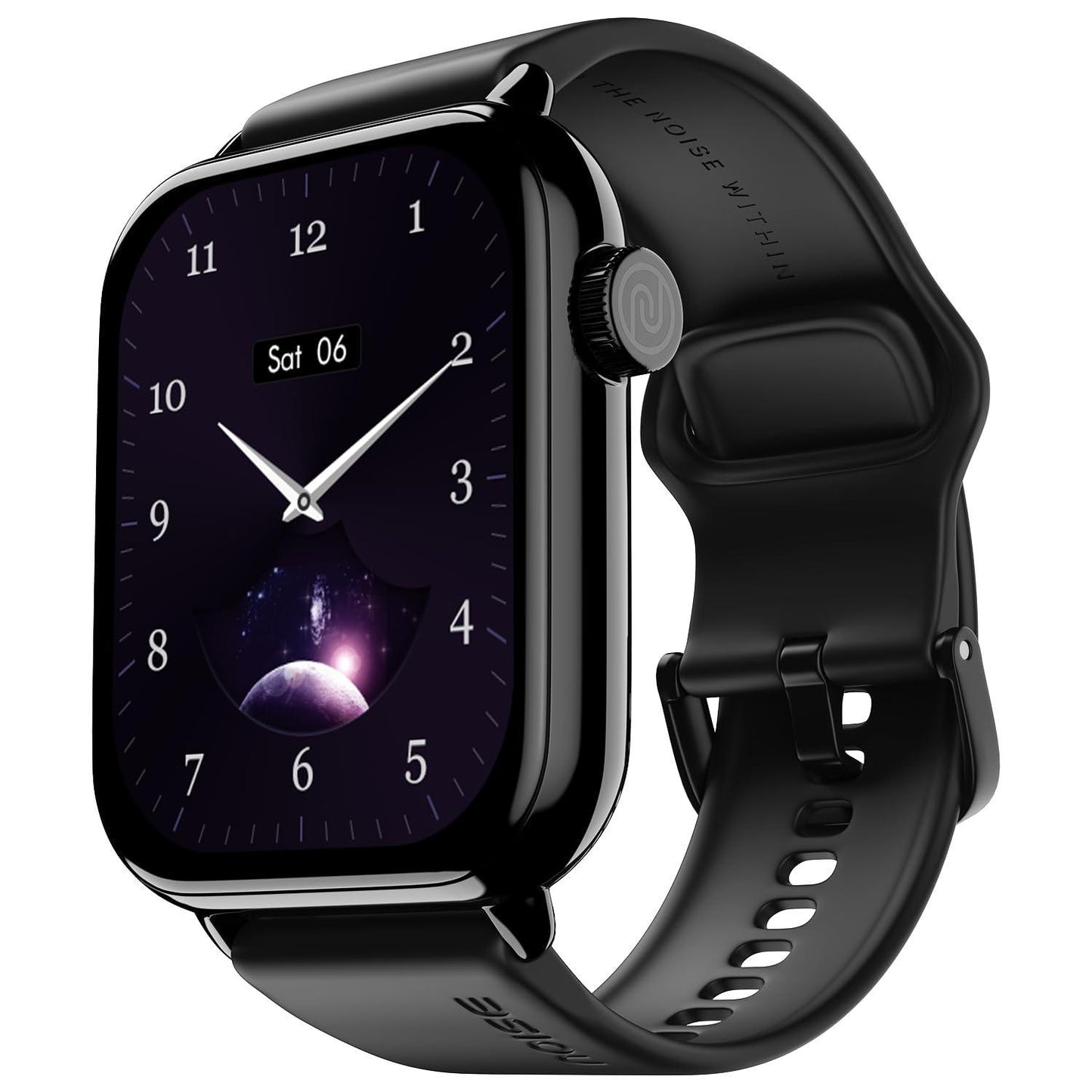 Noise Newly Launched Pulse 3 Max 2.0" Display, Bluetooth Calling Smart Watch, 7 Days Battery, Functional Crown, 24 * 7 Heart Rate Monitoring & Sleep Tracking Health Suite (Jet Black) - Triveni World