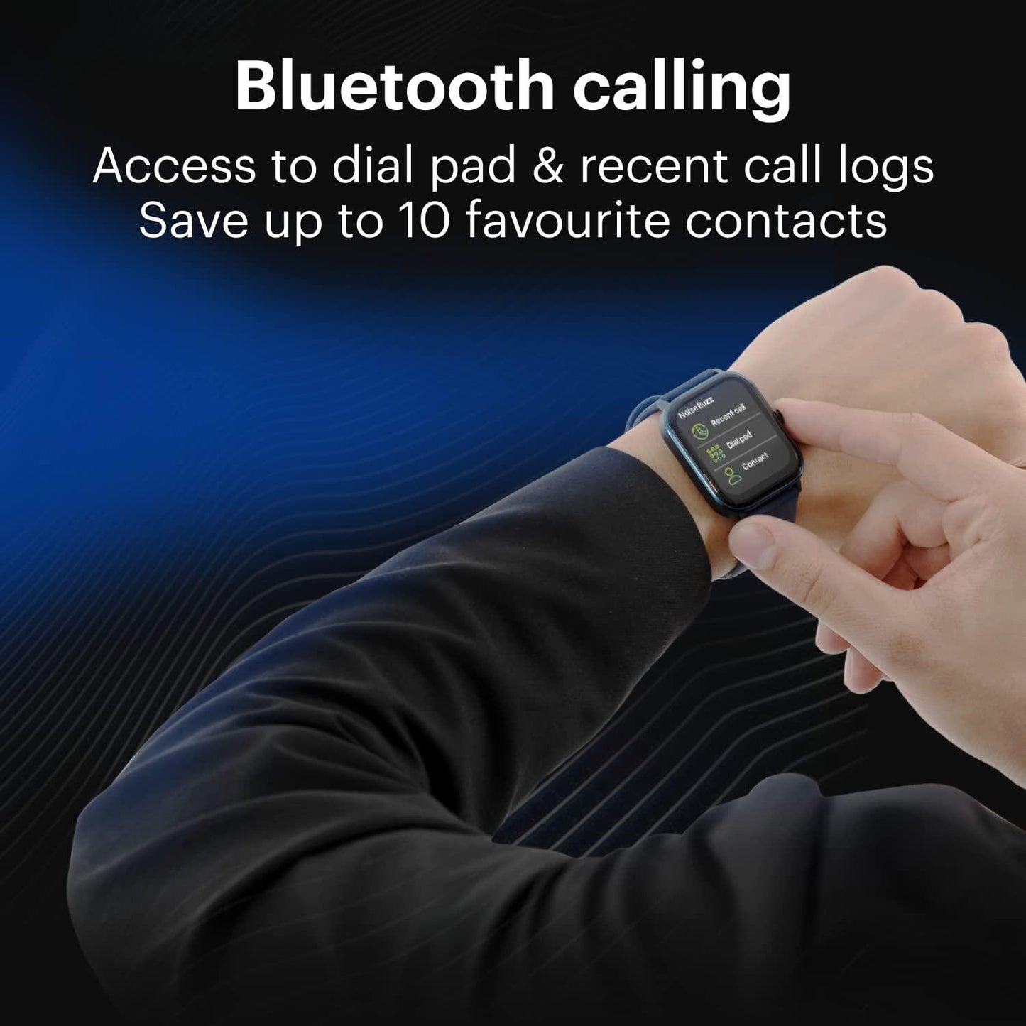 Noise Newly Launched Quad Call 1.81" Display, Bluetooth Calling Smart Watch, AI Voice Assistance, 160+Hrs Battery Life, Metallic Build, in-Built Games, 100 Sports Modes, 100+ Watch Faces(Silver Grey) - Triveni World