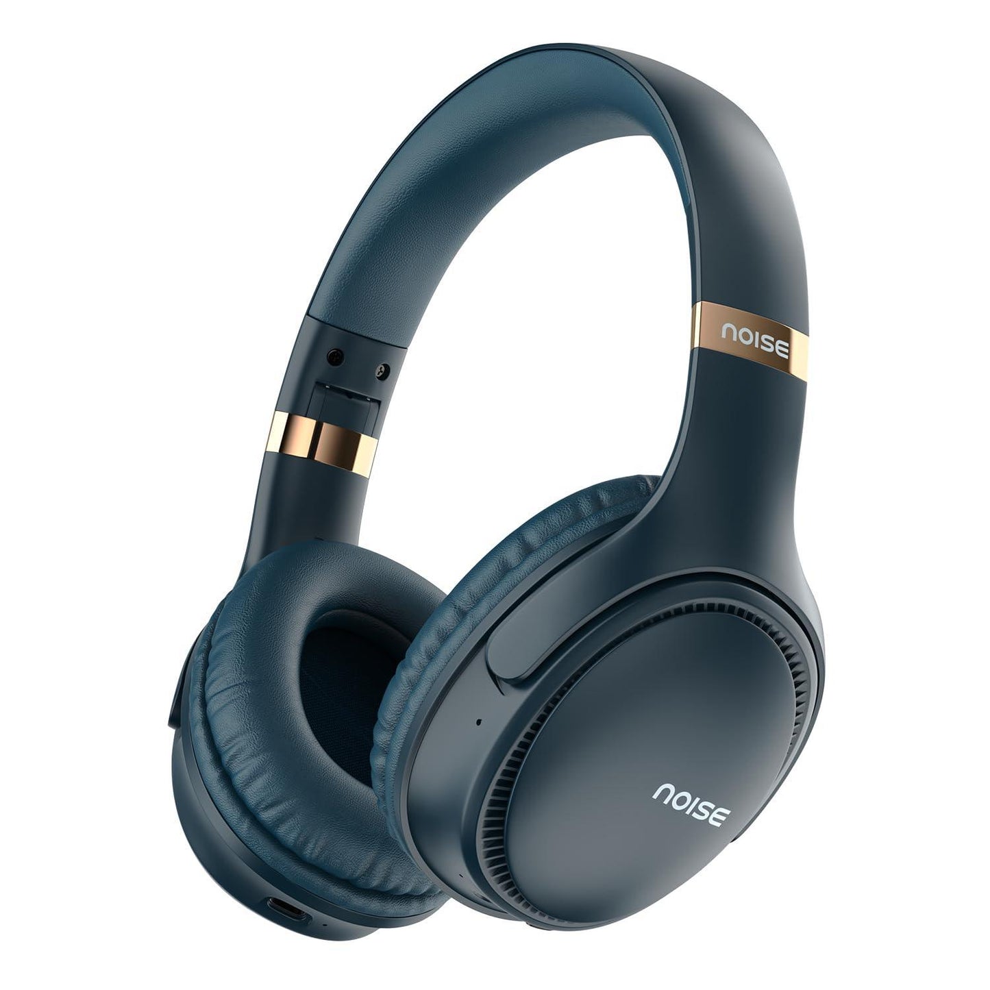 Noise Newly Launched Three Wireless On-Ear Headphones with 70H Playtime, 40mm Driver, Low Latency(up to 45ms),Dual Pairing, BT v5.3 (Space Blue) - Triveni World