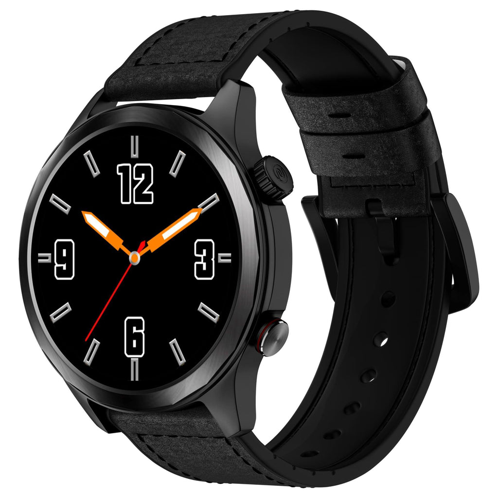 Noise Newly Launched Twist Pro Smartwatch with 1.4" HD Display, Bluetooth Calling, Functional Crown, Metallic Build, Productivity Suite, 24/7 Heart Rate and 120 Sports Modes- (Classic Black) - Triveni World