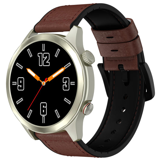 Noise Newly Launched Twist Pro Smartwatch with 1.4" HD Display, Bluetooth Calling, Functional Crown, Metallic Build, Productivity Suite, 24/7 Heart Rate and 120 Sports Modes- (Classic Brown) - Triveni World