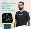 Noise Pulse 2 Max 1.85" Display, Bluetooth Calling Smart Watch, 10 Days Battery, 550 NITS Brightness, Smart DND, 100 Sports Modes, Smartwatch for Men and Women (Deep Wine) - Triveni World