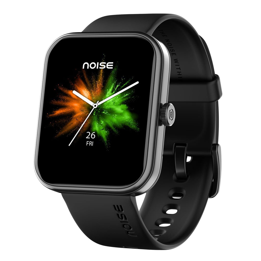 Noise Pulse 2 Max 1.85" Display, Bluetooth Calling Smart Watch, 10 Days Battery, 550 NITS Brightness, Smart DND, 100 Sports Modes, Smartwatch for Men and Women (Jet Black) - Triveni World