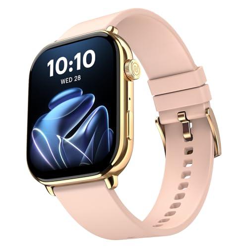 Noise Pulse 4 Max Smart Watch with AI Create (India's 1st Ever with Unlimited Watch Faces), AI Search, 1.96" AMOLED Display, Functional Crown, Premium Metallic Finish, Health Suite (Rose Pink) - Triveni World