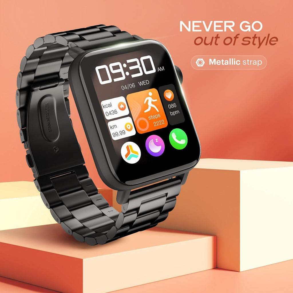 Noise Vivid Call 2 Smart Watch with 1.85” HD Display, BT Calling, IP68 Waterproof, 7 Days Battery Life, Sleep Tracking, 150+ Watch Faces (Sunset Orange) - Triveni World