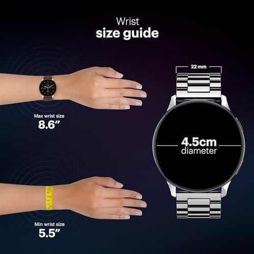 Noise Vortex Plus 1.46” AMOLED Display, AoD BT Calling, Sleek Metal Finish, 7 Days Battery Life, All New OS and with 100+ Watch Faces & Health Suite (Elite Black) - Triveni World