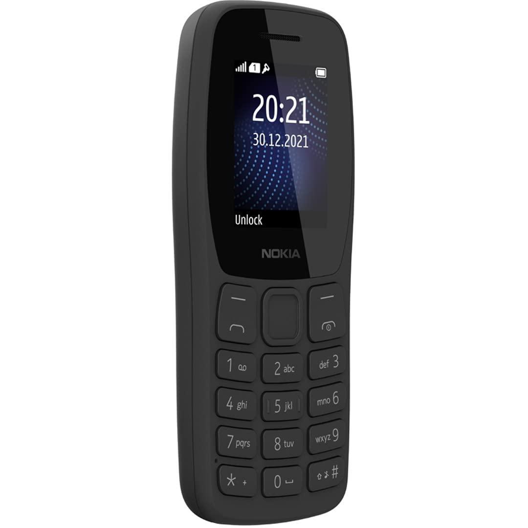 Nokia 105 Classic | Single SIM Keypad Phone with Built-in UPI Payments, Long-Lasting Battery, Wireless FM Radio, Without Charger | Charcoal - Triveni World