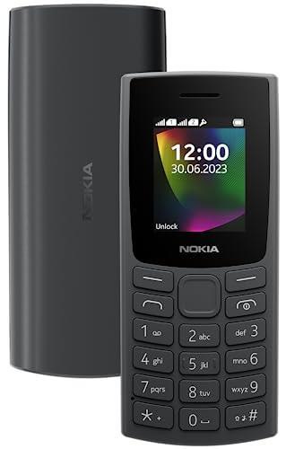 Nokia 106 Dual Sim, Keypad Phone with Built-in UPI Payments App, Long-Lasting Battery, Wireless FM Radio & MP3 Player, and MicroSD Card Slot | Charcoal - Triveni World