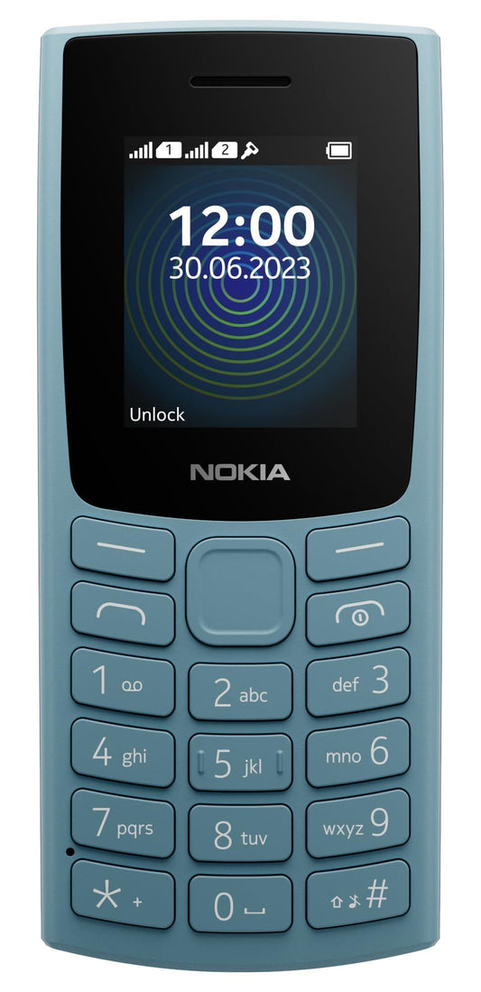 Nokia 110 with Built-in UPI App and Scan & Pay Feature, MP3 Player, Rear Camera, Long-Lasting Battery, and Voice Recorder | Blue - Triveni World