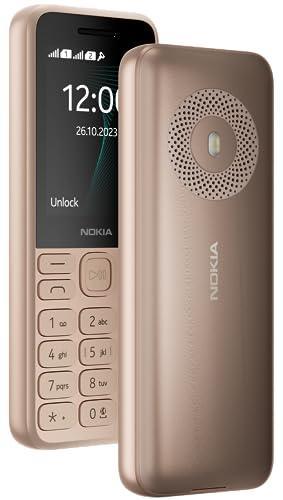 Nokia 130 Music | Built-in Powerful Loud Speaker with Music Player and Wireless FM Radio | Dedicated Music Buttons | Big 2.4” Display | 1 Month Standby Battery Life | Gold - Triveni World