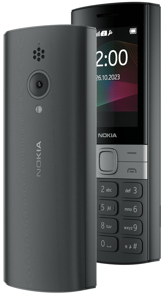 Nokia 150 Dual SIM Premium Keypad Phone | Rear Camera, Long Lasting Battery Life, Wireless FM Radio & MP3 Player and All-New Modern Premium Design | Black - Triveni World