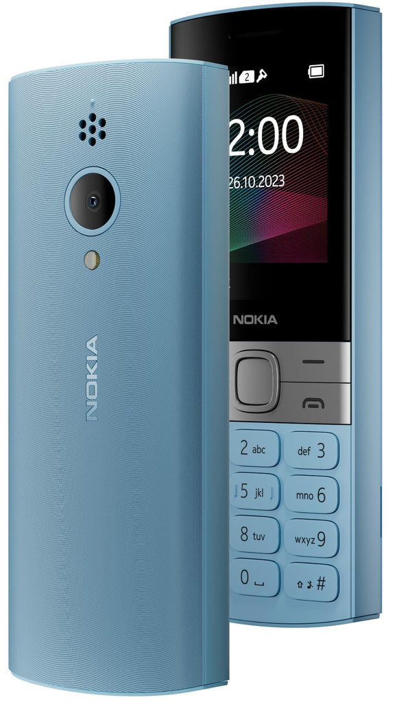 Nokia 150 Dual SIM Premium Keypad Phone | Rear Camera, Long Lasting Battery Life, Wireless FM Radio & MP3 Player and All-New Modern Premium Design | Blue - Triveni World