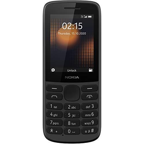 Nokia 215 4G Dual SIM 4G Keypad Phone with Long Battery Life, Multiplayer Games, Wireless FM Radio and Durable Ergonomic Design | Black - Triveni World