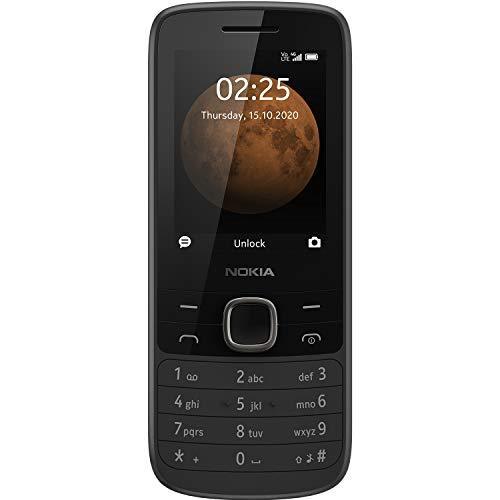 Nokia 225 4G Dual SIM Feature Phone with Long Battery Life, Camera, Multiplayer Games, and Premium Finish – Black Colour - Triveni World