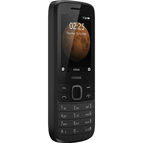 Nokia 225 4G Dual SIM Feature Phone with Long Battery Life, Camera, Multiplayer Games, and Premium Finish – Black Colour - Triveni World