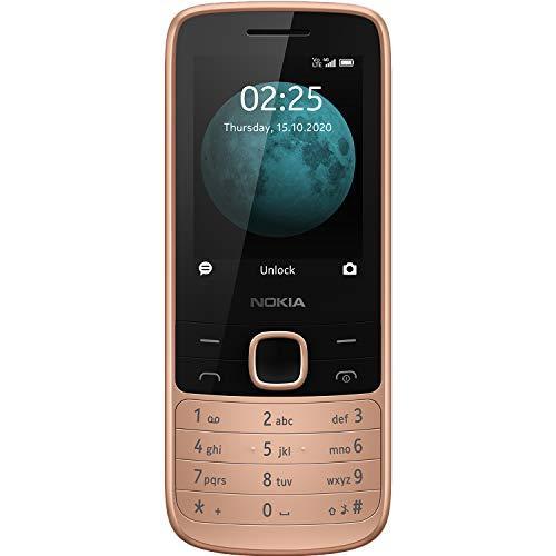 Nokia 225 4G Dual SIM Feature Phone with Long Battery Life, Camera, Multiplayer Games, and Premium Finish – Metallic Sand Colour - Triveni World