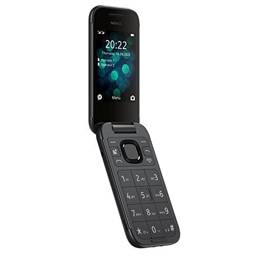 Nokia 2660 Flip 4G Volte keypad Phone with Dual SIM, Dual Screen, inbuilt MP3 Player & Wireless FM Radio | Black - Triveni World