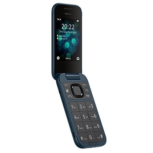 Nokia 2660 Flip 4G Volte keypad Phone with Dual SIM, Dual Screen, inbuilt MP3 Player & Wireless FM Radio | Blue - Triveni World