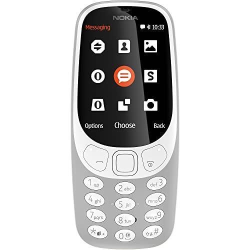 Nokia 3310 Dual SIM Keypad Phone with MP3 Player, Wireless FM Radio and Rear Camera | Grey - Triveni World