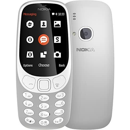 Nokia 3310 Dual SIM Keypad Phone with MP3 Player, Wireless FM Radio and Rear Camera | Grey - Triveni World