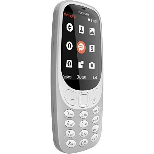 Nokia 3310 Dual SIM Keypad Phone with MP3 Player, Wireless FM Radio and Rear Camera | Grey - Triveni World