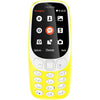 Nokia 3310 Dual SIM Keypad Phone with MP3 Player, Wireless FM Radio and Rear Camera | Yellow, 13.7 x 7.9 x 5.8 cm - Triveni World