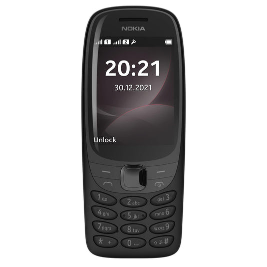 Nokia 6310 Dual SIM Keypad Phone with a 2.8” Screen, Wireless FM Radio and Rear Camera with Flash | Black - Triveni World