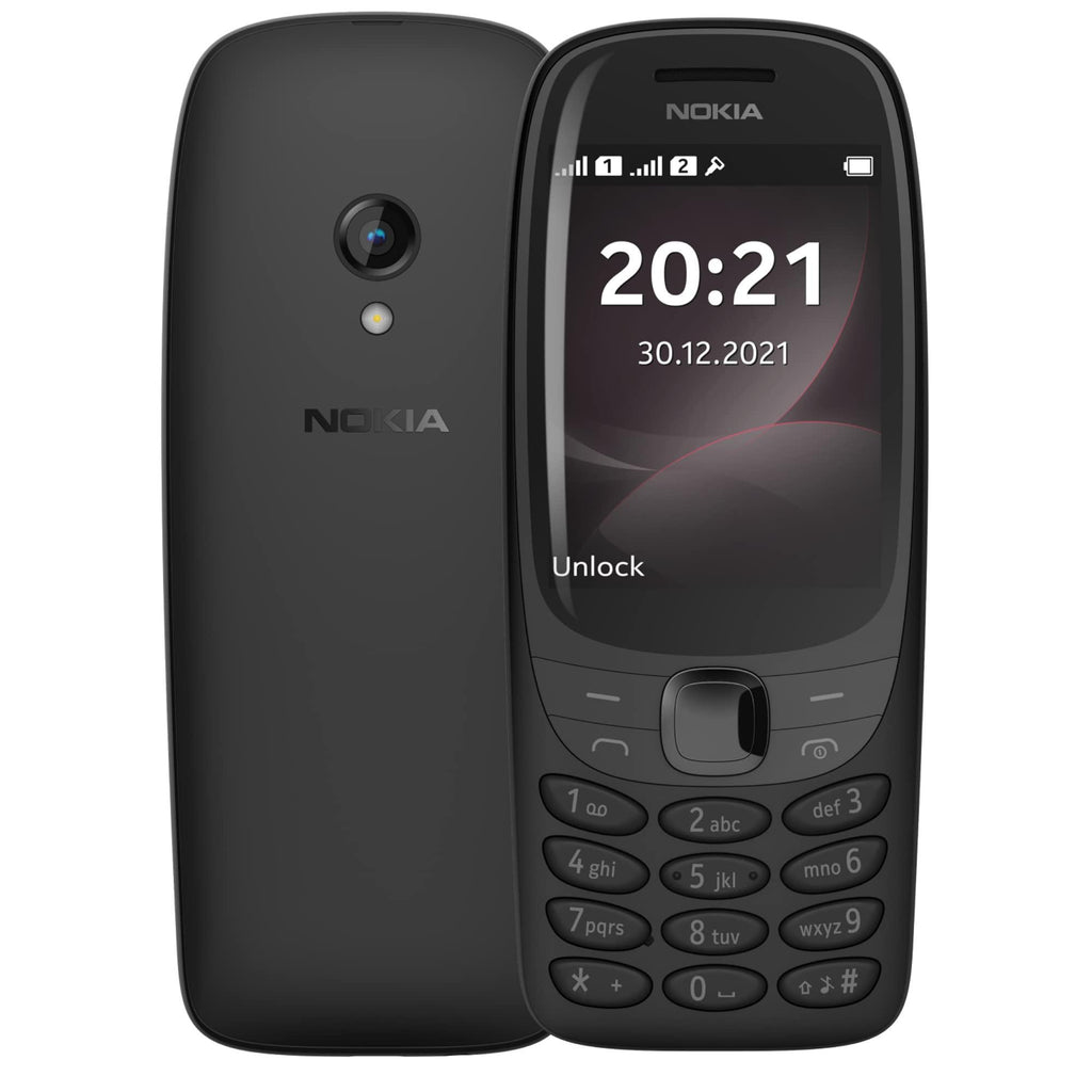 Nokia 6310 Dual SIM Keypad Phone with a 2.8” Screen, Wireless FM Radio and Rear Camera with Flash | Black - Triveni World