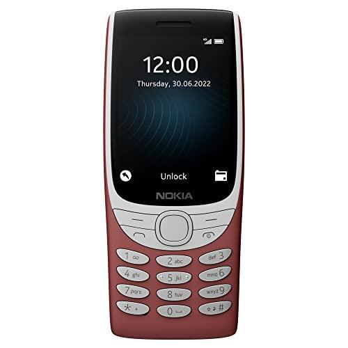 Nokia 8210 4G Volte keypad Phone with Dual SIM, Big Display, inbuilt MP3 Player & Wireless FM Radio | Red - Triveni World