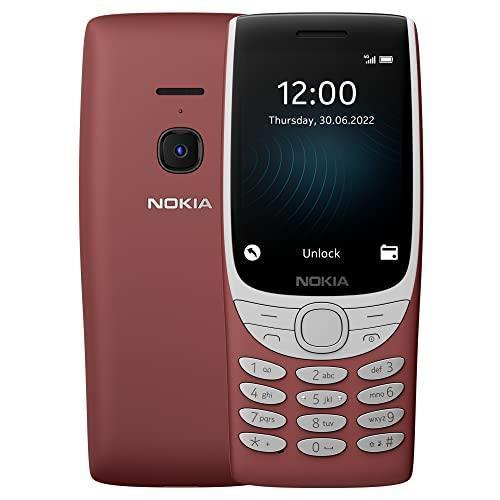 Nokia 8210 4G Volte keypad Phone with Dual SIM, Big Display, inbuilt MP3 Player & Wireless FM Radio | Red - Triveni World