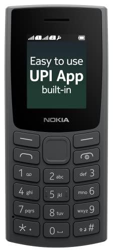 Nokia All-New 105 Dual Sim Keypad Phone with Built-in UPI Payments, Long-Lasting Battery, Wireless FM Radio | Charcoal - Triveni World