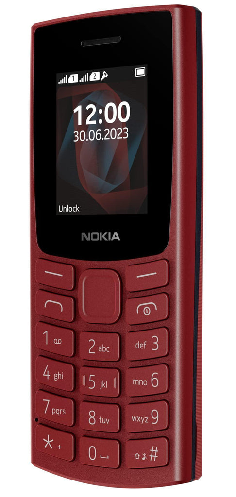 Nokia All-New 105 Single Sim Keypad Phone with Built-in UPI Payments, Long-Lasting Battery, Wireless FM Radio | Red - Triveni World