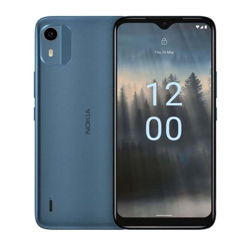 Nokia C12 Pro Android Smartphone, Dual SIM, All Day Battery Life, 5GB RAM, 3GB RAM + 2GB Virtual RAM, Android 12 Go Edition | Cyan - Triveni World