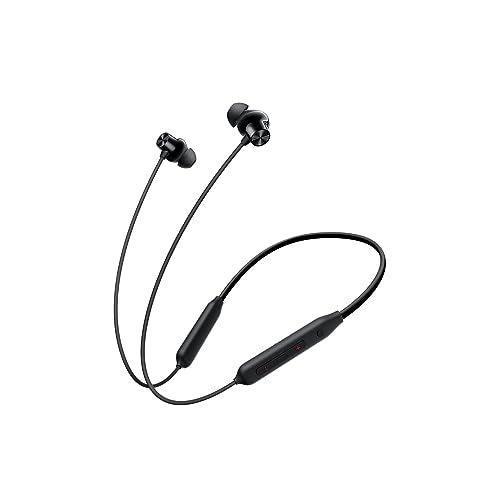 OnePlus Bullets Wireless Z2 ANC Bluetooth in Ear Earphones with Mic, 45dB Hybrid ANC, Bombastic Bass - 12.4 mm Drivers, 10 Mins Charge - 20 Hrs Music, 28 Hrs Battery (Black) - Triveni World